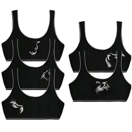 biustonosz-stanik-top-dzieciecy-czarny-rozne-wzory-motyw-kota-158-164-cm