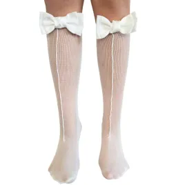 podkolanowki-dzieciece-biale-komunijne-komunia-rozmiar-uniwersalny-kokarda
