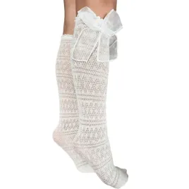 podkolanowki-dzieciece-azurowe-satynowa-kokarda-rozmiar-uniwersalny-biale