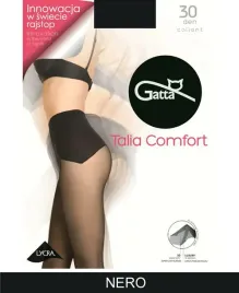 gatta-talia-comfort-30den-3-4-nero