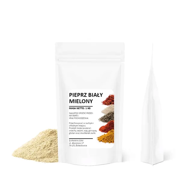 Pieprz biały mielony 1 kg