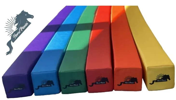 HorseMania Drąg jeździecki PIANKOWY 2,2m 10x10cm
