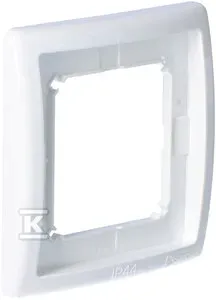 ramka-pojedyncze-ip44-bmr1b-11-basic-modul-bialy