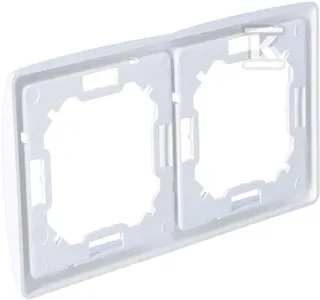 ramka-podwojna-bmr2-11-basic-modul-bialy-uszkodzony-nie