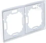ramka-podwojna-bmr2-11-basic-modul-bialy-uszkodzony-nie