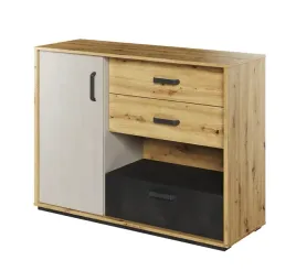 komoda-qubic-7-szerokosc-120-cm-dab-artisan-raw-steel-silk-flou-qb-07