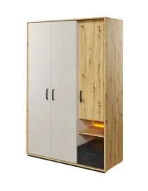 szafa-qubic-2-szerokosc-130-cm-z-oswietleniem-dab-artisan-raw-steel-silk-fl