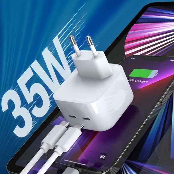 ladowarka-sieciowa-35w-2xusb-c-pd-bialy-stan-nowy