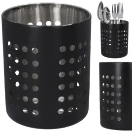 ociekacz-na-sztucce-organizer-czarny-metalowy