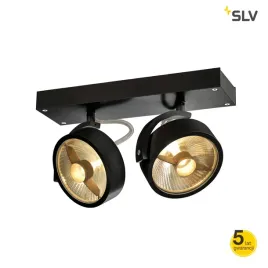 lampa-scienno-sufitowa-kalu-2-qpar111-czarna-max-75w-slv