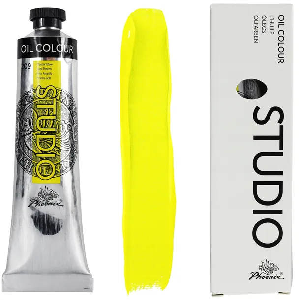 Farba Olejna 120 ml Phoenix Yellow 209 – Intensywna Żółć