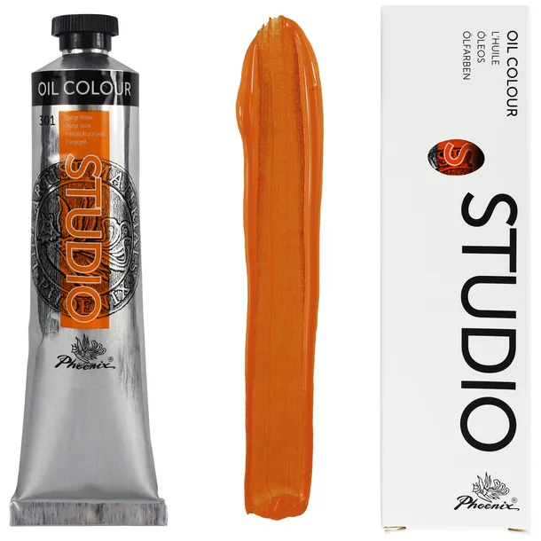 Farba Olejna 120 ml Phoenix Orange Yellow 301 – Pomarańczowo-Żółta