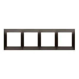 ramka-poczworna-brazowy-mat-dr4-46-simon-54-premium-kontakt-simon