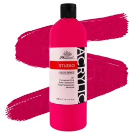 farba-akrylowa-fluorescencyjna-rozowa-phoenix-157-fluorescent-pink-500ml