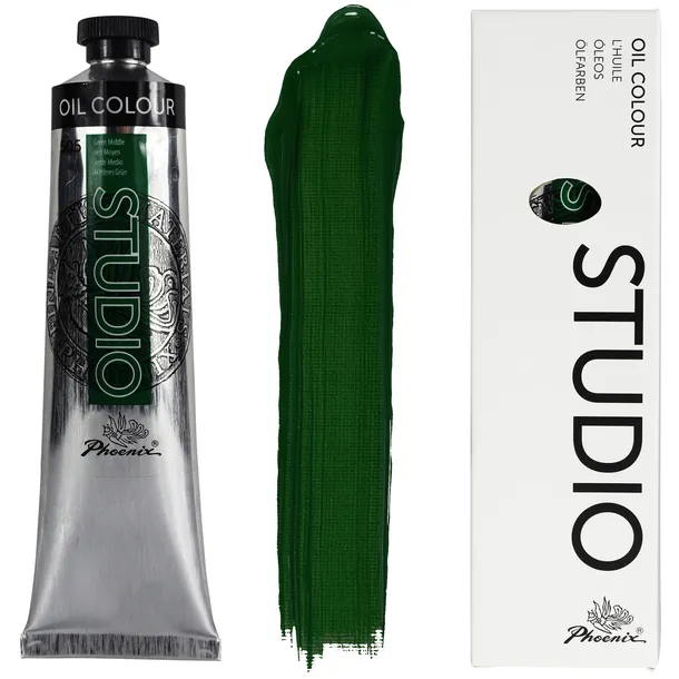 Farba Olejna 120 ml Phoenix Green Middle 505 – Zielona