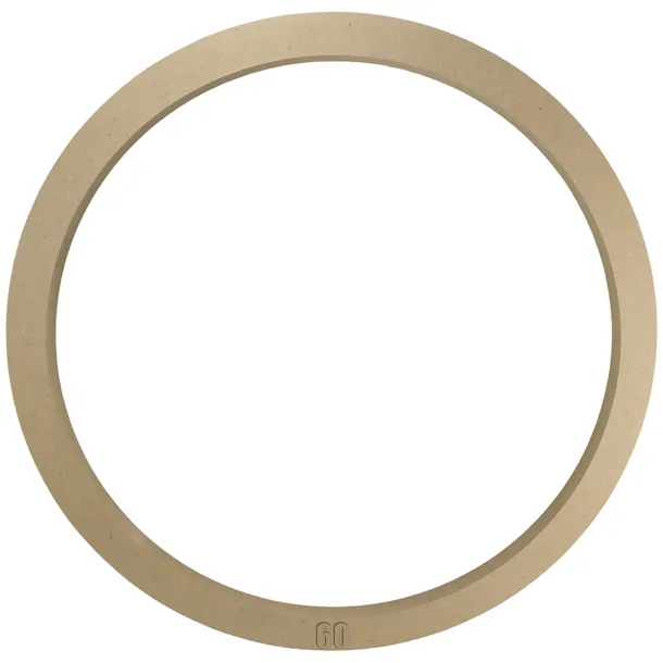 Okrągłe Krosno MDF 60cm Solidna Obręcz Koło do Płótna, Makram, Łapaczy Snów