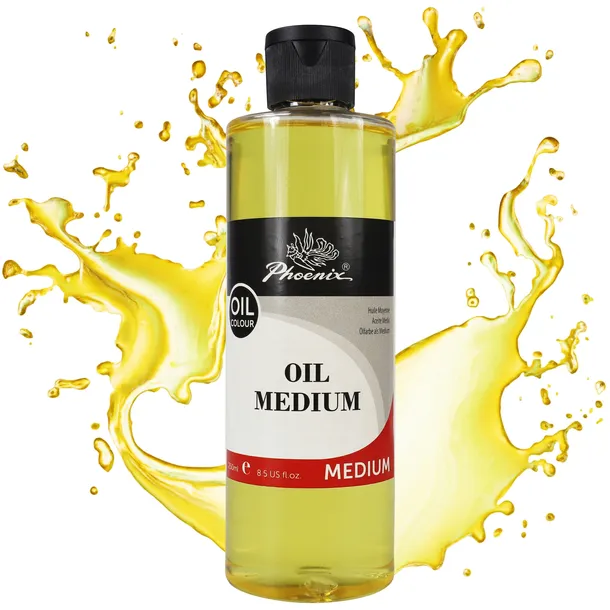 Olej Lniany Medium do Farb Olejnych Phoenix 250 ml Oil Medium