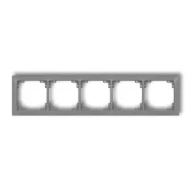 ramka-pieciokrotna-uniwersalna-szary-mat-27drso-5-deco-soft