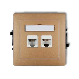 gniazdo-telefoniczne-rj11-komputerowe-rj45-zloty-metalik-deco-8dgtk-karlik