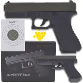 pistolet-replika-asg-na-kulki-6mm-bb-realistyczny-p80-tarcza-gratis