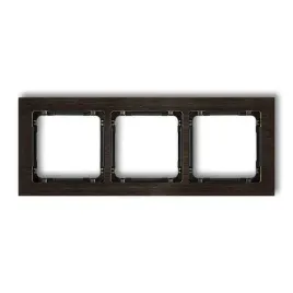 ramka-potrojna-z-efektem-drewna-wenge-czarny-deco-drd-3g-karlik