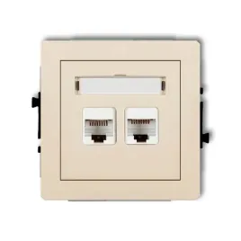 bezowe-gniazdo-podwojne-komputerowe-rj45-1dgk-4-deco-karlik