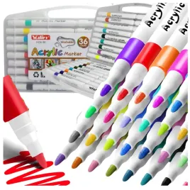 markery-akrylowe-zestaw-36-szt-pisaki-flamastry-mazaki-wodoodporne-z-farba