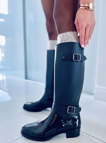 kalosze-oficerki-split-black-37-stan-nowy