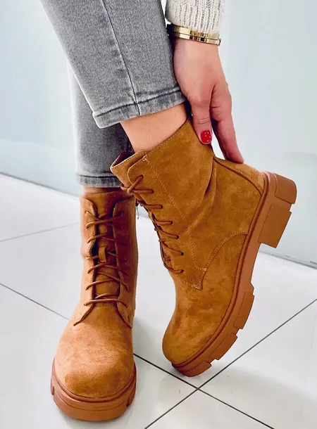 workery-sznurowane-zoe-camel-38-stan-nowy