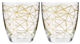 szklanki-deco-zlota-siatka-krosno-2x370ml-zdobione