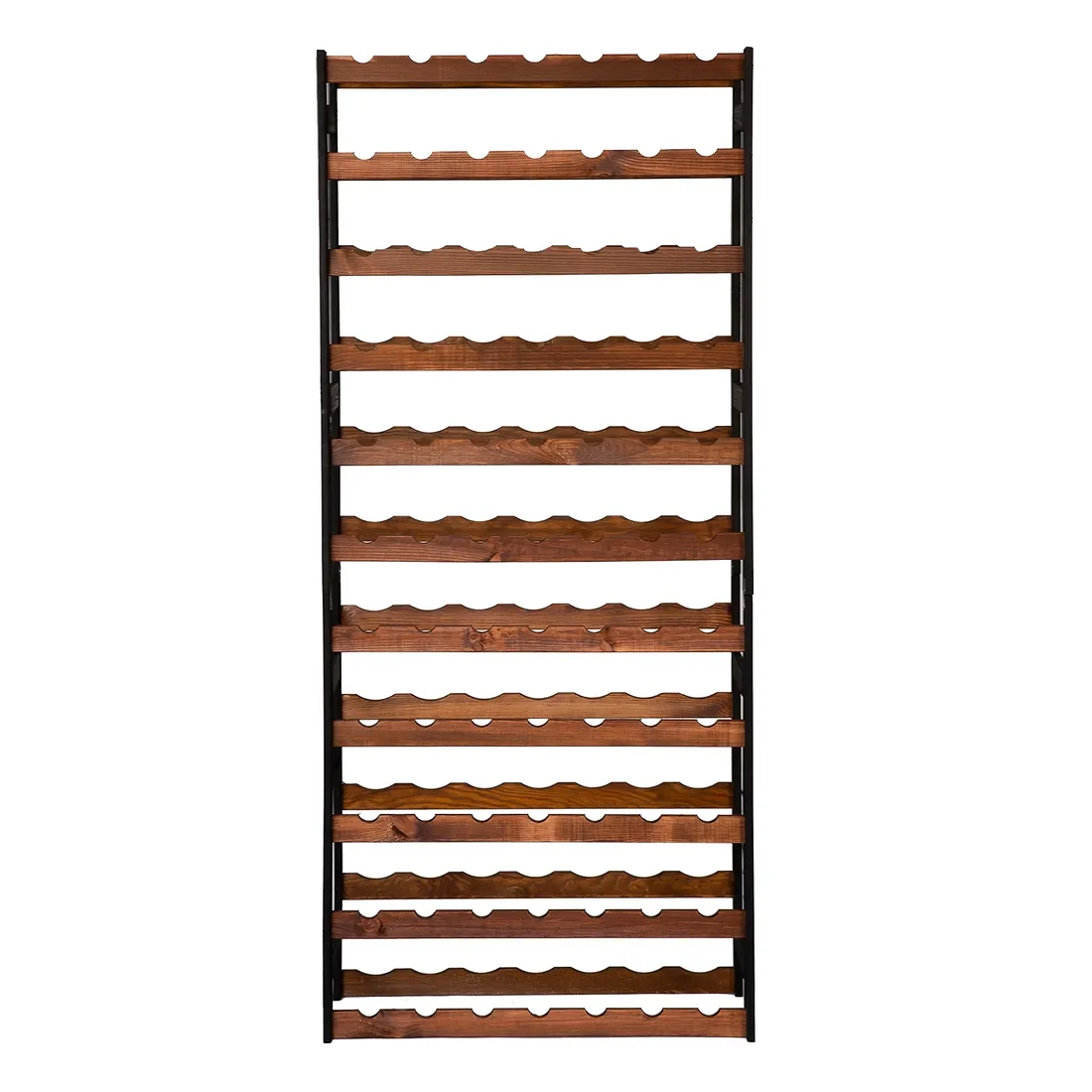 regal-na-wino-drewniany-stojak-na-77-butelek-polka-2w1-producent-stan-nowy