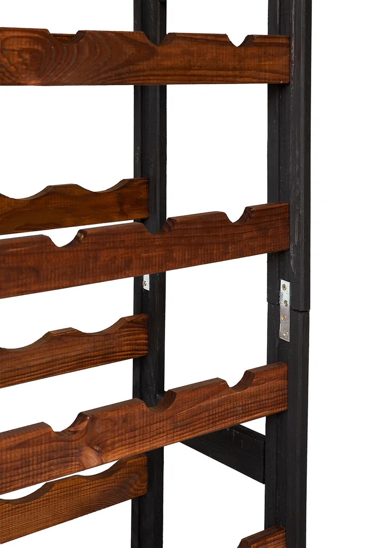 regal-na-wino-drewniany-stojak-na-77-butelek-polka-2w1-producent-stan-nowy