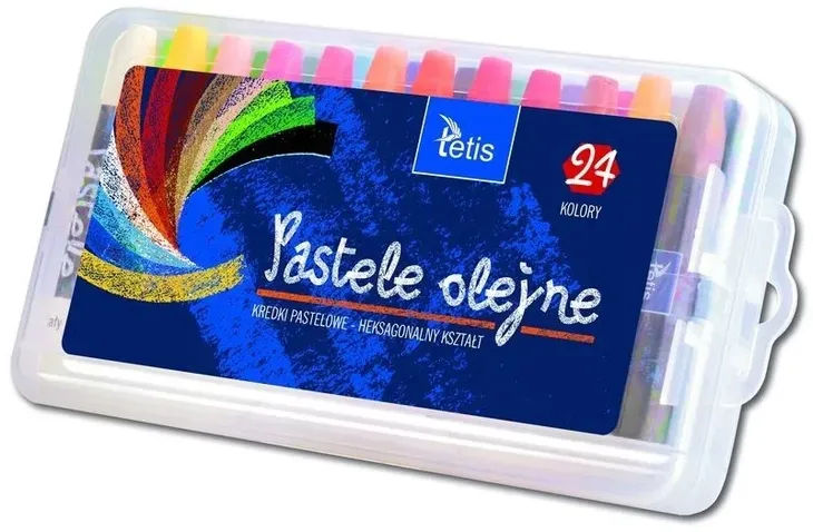pastele-olejne-heksagonalne-24-kolory-tetis-marka-tetis