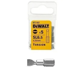 koncowki-wkretarskie-torsion-plaskie-65x25mm-5szt-bity-dewalt