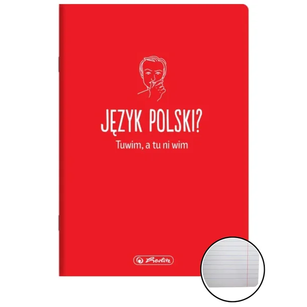 Zeszyt A5 60k linia tematyczny Język Polski Herlitz
