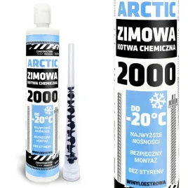 Zdjęcie produktu OD -20°C Zimowa kotwa chemiczna ARCTIC 2000 300ml WINYLOESTROWA +1xmieszacz