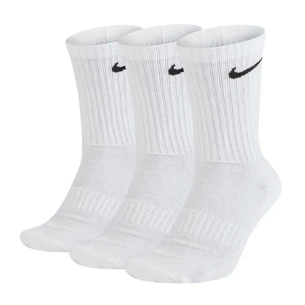 SKARPETY NIKE 3 PACK BIAŁE DŁUGIE UNISEX SX7664 100 r. 38-42