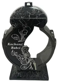 obelix-cudny-duzy-znicz-kochanej-babci-czarny-srebrny-roza-wstawka-34-cm