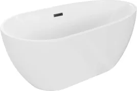 mexen-eos-wanna-wolnostojaca-150x75cm-biala-z-czarnym-przelewem