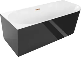 mexen-mia-wanna-lewa-150x75-cm-bialy-czarny-miedz-szczotkowana