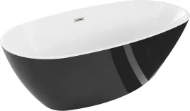 wanna-wolnostojaca-mexen-eris-180x80-cm-bialo-czarna-nikiel-szczotk