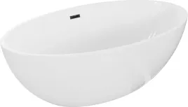 wanna-wolnostojaca-mexen-nike-175x100-cm-biala-z-czarnym-przelewem