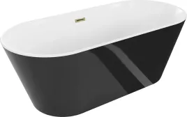 wanna-mexen-flavia-150x75cm-biala-czarna-ze-zlotym-przelewem