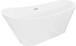 mexen-dora-wanna-wolnostojaca-biala-150-x-75-cm-nikiel-szczotkowany