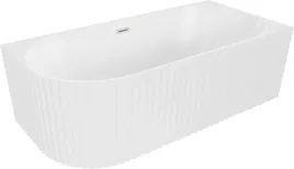 mexen-gia-wanna-wolnostojaca-narozna-ryflowana-prawa-biala-mat-150-x-75
