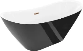 mexen-lotos-wanna-wolnostojaca-biala-czarna-140-x-75-cm-rose-gold
