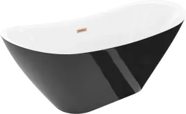 mexen-lotos-wanna-wolnostojaca-biala-czarna-180-x-75-cm-miedz-szczotkowana