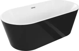 mexen-luna-wanna-wolnostojaca-biala-czarna-140-x-75-cm-chrom