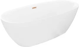 mexen-luvo-slim-wanna-wolnostojaca-170-x-75-cm-biala-przelew-miedz-szczot