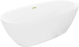 mexen-luvo-slim-wanna-wolnostojaca-170x75-cm-biala-przelew-zloty